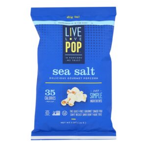 Live Love Pop - Popcorn Sea Salt - Case Of 24 - 1.0 Oz