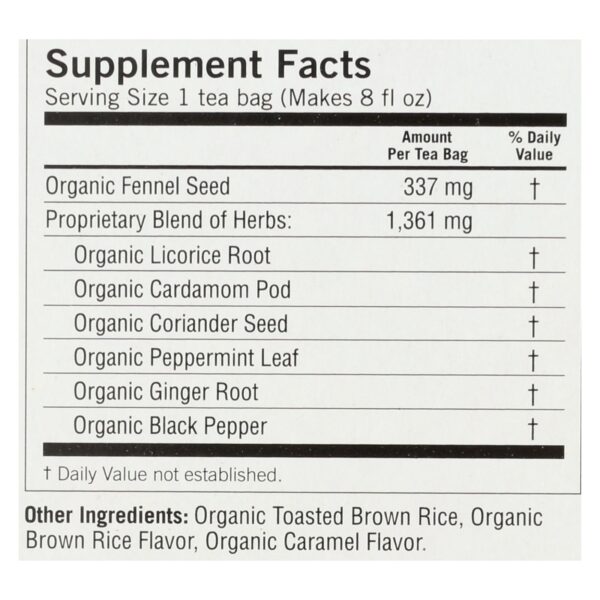 Yogi Organic Stomach Ease Herbal Tea - 16 Tea Bags - Case Of 6 - Image 2