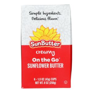 Sunflower Butter - Sunflower Butter On The Go Cups - Case Of 6-9 Ounces