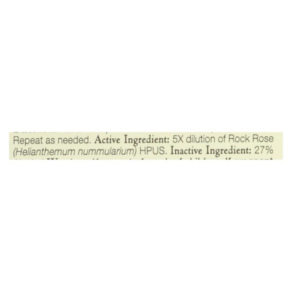 Bach Flower Remedies Essence Rock Rose - 0.7 Fl Oz - Image 2