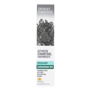 Desert Essence - Tthpst Actvtd Chrcoal Cf - 6.25 Oz