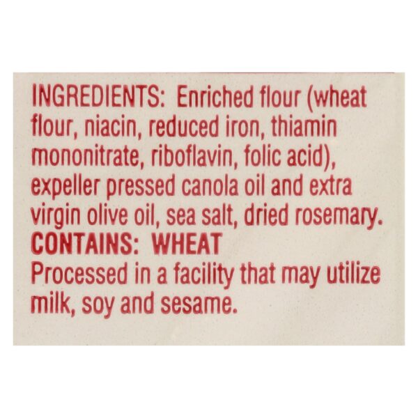 Lapanzanella Mini Croccantini - Rosemary - Case Of 12 - 6 Oz - Image 3