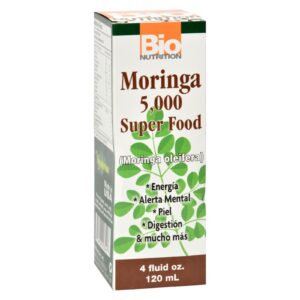 Bio Nutrition - Moringa Super Food - 5000 Mg - 4 Fl Oz