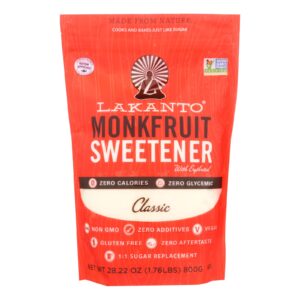 Lakanto's Classic Monkfruit Sweetener  - Case Of 8 - 28.22 Oz