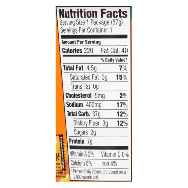 Annie's Homegrown Real Aged Cheddar Microwavable Macaroni And Cheese Cup - Case Of 12 - 2.01 Oz. - Image 2