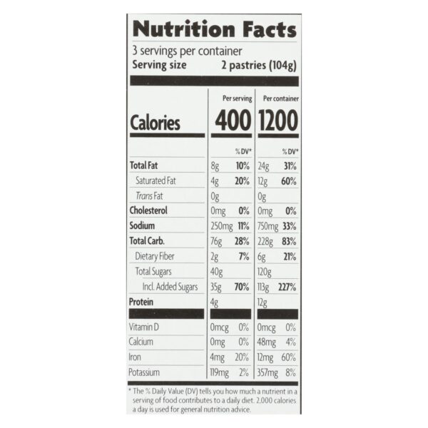 Nature's Path Organic Frosted Toaster Pastries - Buncha Blueberries - Case Of 12 - 11 Oz. - Image 3
