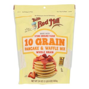 Bob's Red Mill - Pancake/waffle Mix 10 Green - Case Of 4-24 Oz