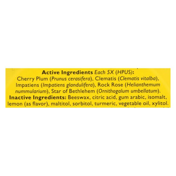 Bach Rescue Remedy Pastilles - Lemon - 50 Grm - Case Of 12 - Image 2