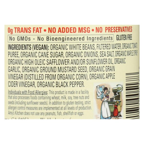 Amy's - Organic Vegetarian Baked Beans - Case Of 12 - 15 Oz. - Image 2