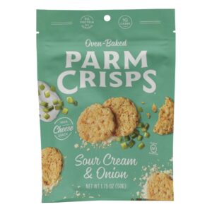 Parm Crisps - Parm Crisp Sr Cream & Onion - Case Of 12 - 1.75 Oz