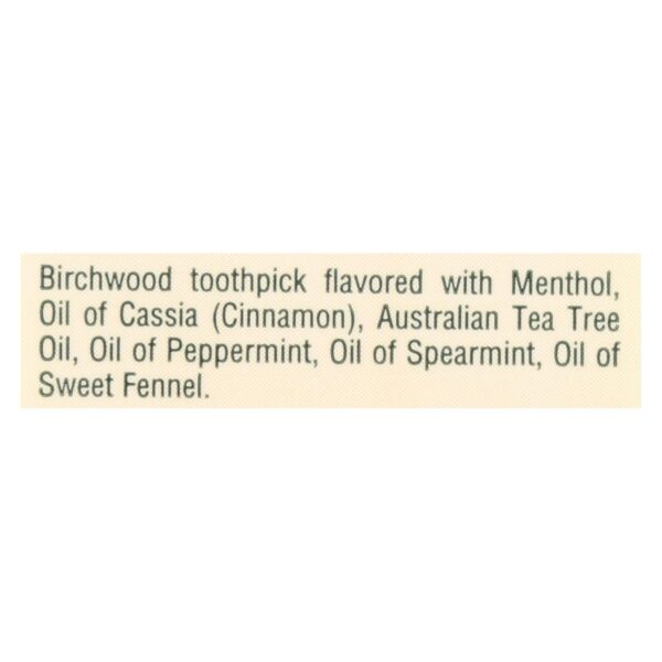 Tea Tree Therapy Toothpicks - 100 Toothpicks - Case Of 12 - Image 2