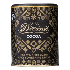 Divine Cocoa Powder - 4.4 Oz - Case Of 12