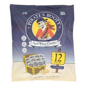 Pirate's Booty - Pirte Bty Wht Chd Non Gmo - Case Of 12-12/.5 Oz