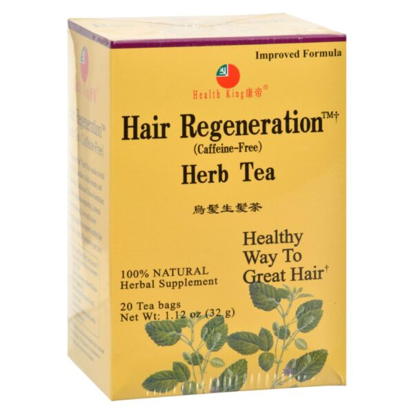 Health King Hair Regeneration Herb Tea - 20 Tea Bags - Image 2