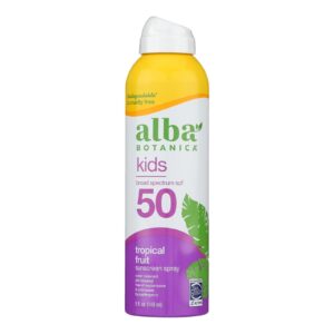 Alba Botanica - Sunscreen Spray Kids Spf 50 - 1 Each-5 Fluid Ounces