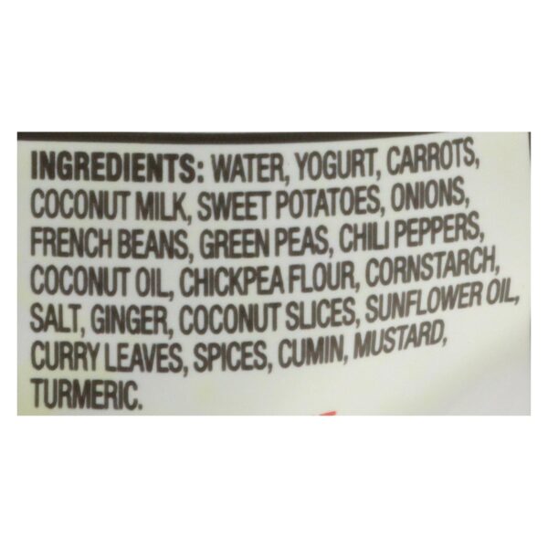 Tasty Bite Heat & Eat Indian Cuisine Entr?e - Hot & Spicy Coconut Vegetables - Case Of 6 - 10 Oz - Image 2
