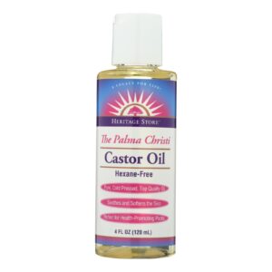 Heritage Products Castor Oil Hexane Free - 4 Fl Oz