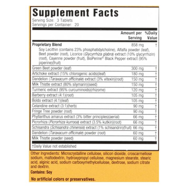 Nature's Secret Milk Thistle Liver Cleanse - 60 Tablets - Image 2