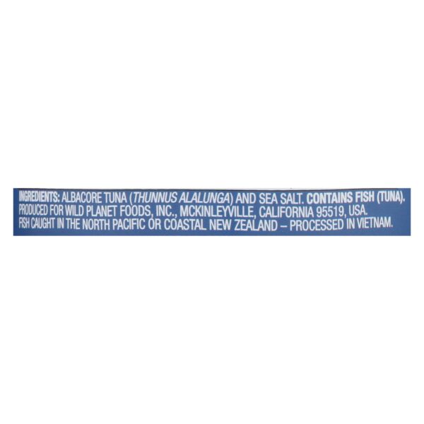 Wild Planet Albacore Tuna - Low Mercury - Case Of 12 - 5 Oz. - Image 2