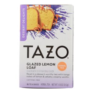 Tazo Tea - Tea Hrbl Glzd Lemon Loaf - Case Of 6 - 15 Bag
