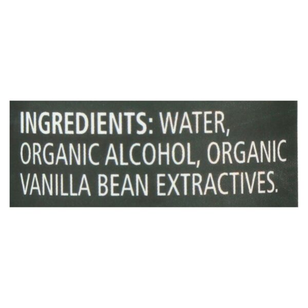 Frontier Herb Vanilla Extract - Organic - 2 Oz - Image 2