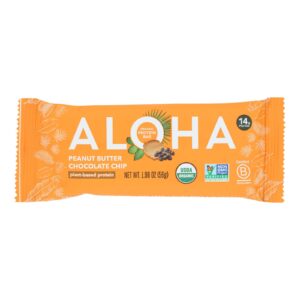 Aloha (bars)  Peanut Butter Chocolate Chip - Case Of 12 - 1.9 Oz