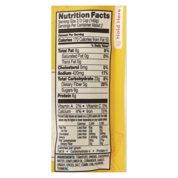 Tasty Bite Entree - Indian Cuisine - Channa Masala - 10 Oz - Case Of 6 - Image 2
