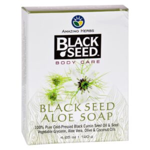 Black Seed Bar Soap - Aloe - 4.25 Oz