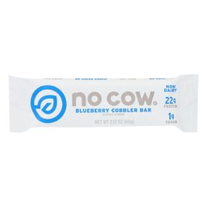 No Cow Bar Blueberry Cobbler Bar - Case Of 12 - 2.12 Oz