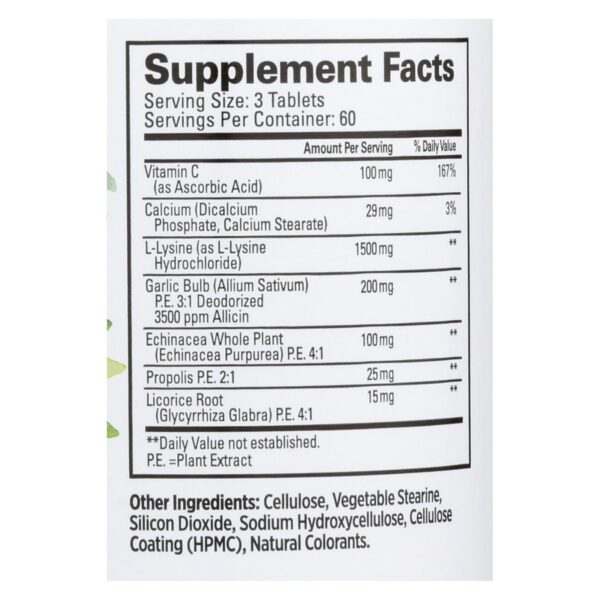 Quantum Super Lysine Plus Immune System - 180 Tablets - Image 2