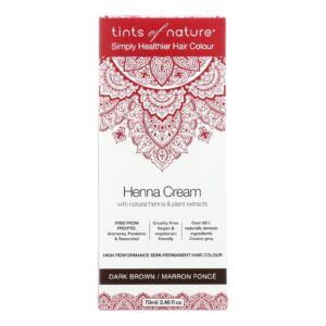 Tints Of Nature - Henna Cream Dark Brown - 2.46 Fz