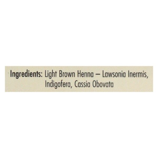 Rainbow Research Henna Hair Color And Conditioner Persian Light Brown - 4 Oz - Image 2