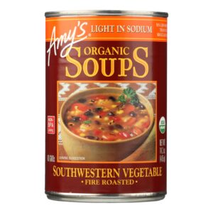 Amy's - Soup Organic Fire Roasted Southwestern Vegetable - Case Of 12 - 14.3 Oz