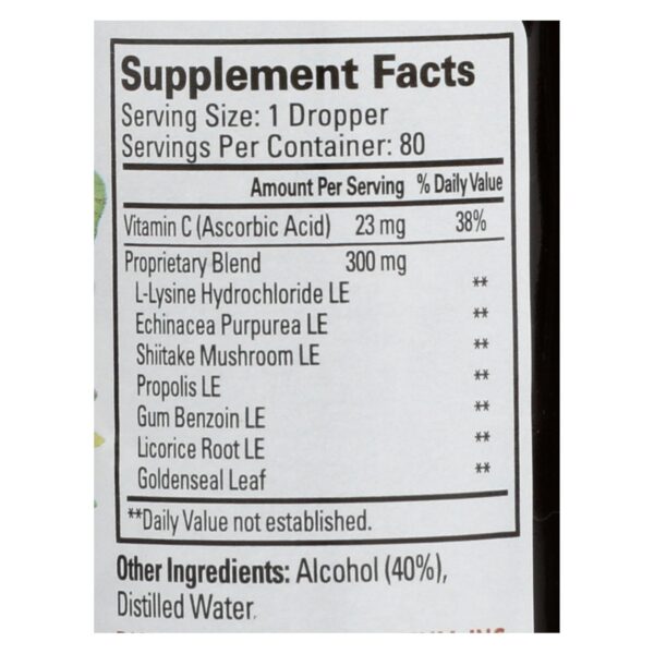 Quantum Super Lysine Plus Liquid Extract - 2 Fl Oz - Image 2