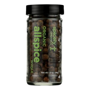 Spicely Organics - Organic Allspice - Whole - Case Of 3 - 1.3 Oz.