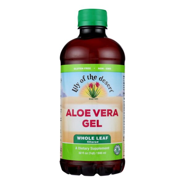 Lily Of The Desert - Aloe Vera Gel Whole Leaf - 1 Each -32 Fz