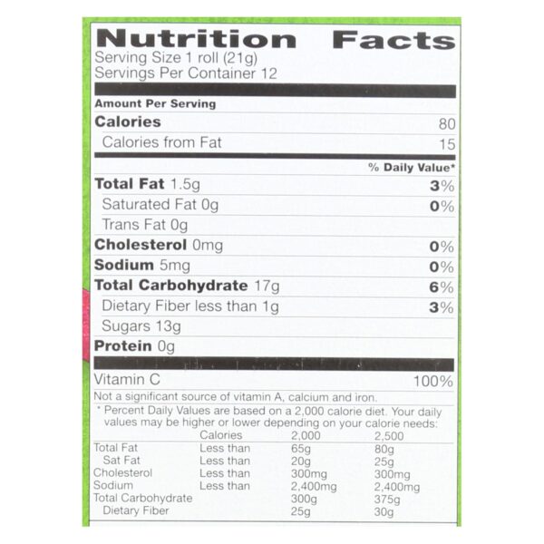Annie's Homegrown Fruit Snack Fruit Tape - Case Of 6 - 9 Oz - Image 3