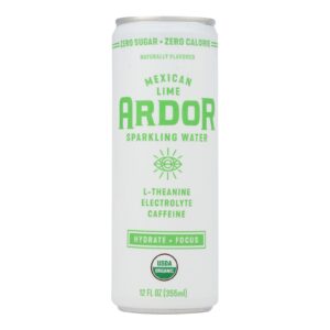Ardor Sparkling Water - Sparkling Water Mexcn Lime - Case Of 12-12 Fz