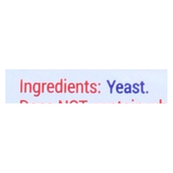 Red Star Nutritional Yeast - Active Dry - .75 Oz - Case Of 18 - Image 2