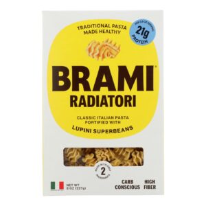 Brami - Pasta Semo Lupini Radiatori - Case Of 8-12 Ounces