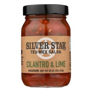 Silver Star - Salsa Cilantro & Lime Medium - Case Of 6 - 16 Oz