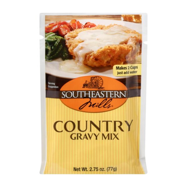 Southeastern Mills Gravy - Country - Case Of 24 - 2.75 Oz