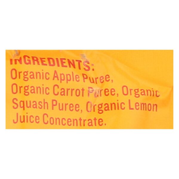 Peter Rabbit Organics Veggie Snacks - Carrot Squash And Apple - Case Of 10 - 4.4 Oz. - Image 2