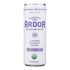 Ardor Sparkling Water - Spk Water Blby Pom Enrg - Case Of 12-12 Fz