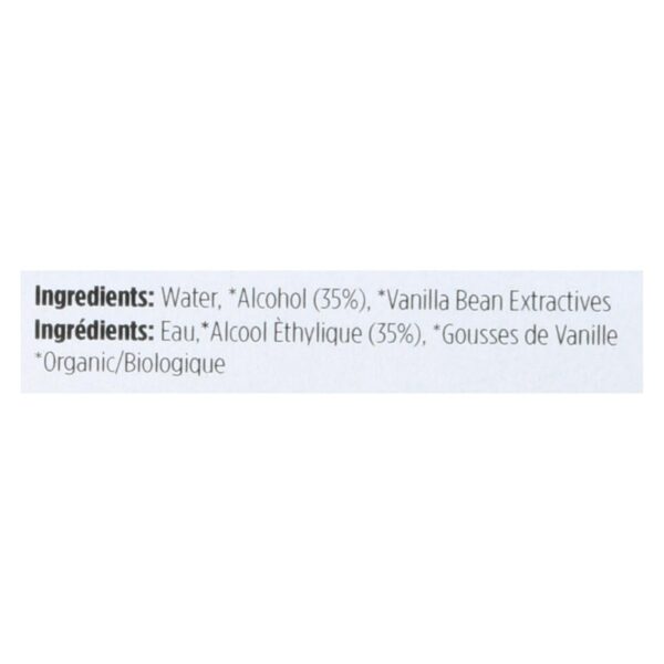 Spicely Organics - Organic Extract - Vanilla - Case Of 6 - 2 Fl Oz. - Image 2
