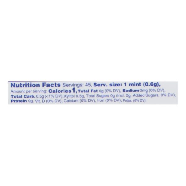 Spry Xylitol Mints - Peppermint - Case Of 6 - 45 Count - Image 2