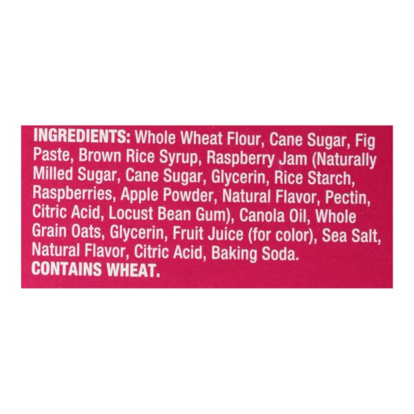 Nature's Bakery Stone Ground Whole Wheat Fig Bar - Raspberry - 2 Oz - Case Of 6 - Image 2