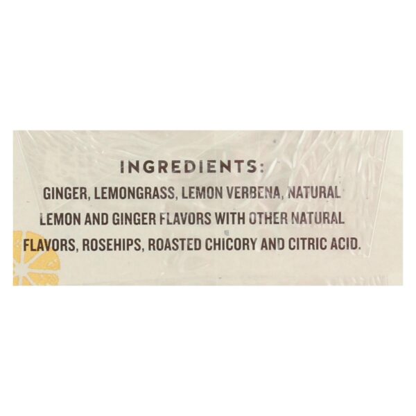 Celestial Seasonings Herbal Tea - Jammin' Lemon Ginger - Caffeine Free - Case Of 6 - 20 Bags - Image 2