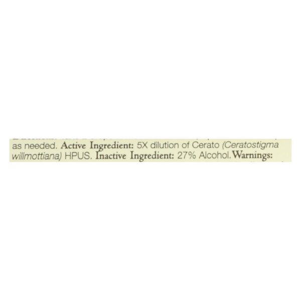 Bach Flower Remedies Essence Cerato - 0.7 Fl Oz - Image 2