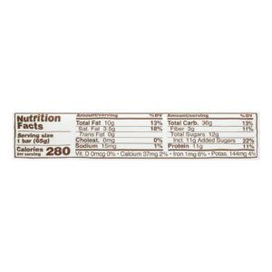 Gomacro Organic Macrobar - Coconut Almond Butter And Chocolate Chips - Case Of 12 - 2.3 Oz.